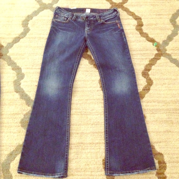 Women Silver "Tuesday" Jeans