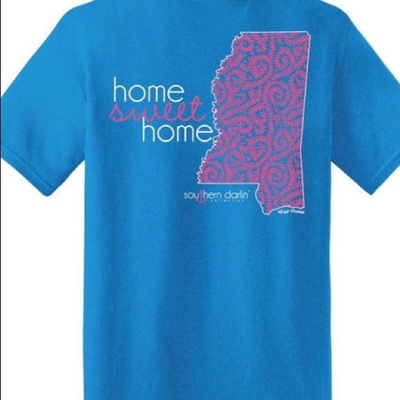 Sweet Home Mississippi Tee Southern Darlin - Picture 2 of 3