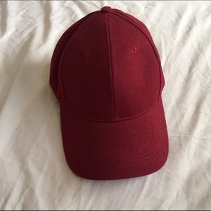 Plain Maroon Baseball Cap