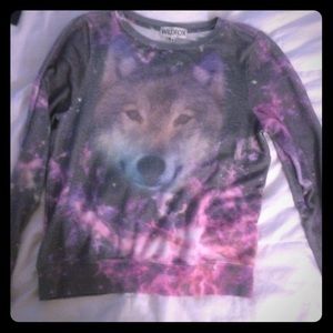 Wildfox wolf sweater