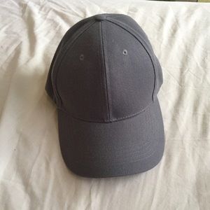 Plain Gray Baseball Cap