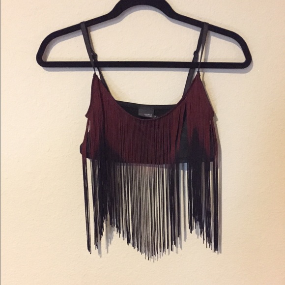 UO Fringed Ombre Bralette