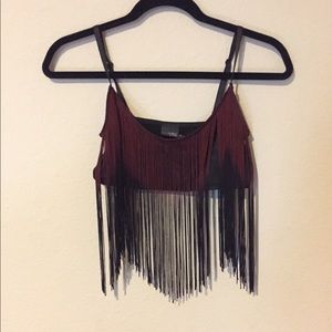UO Fringed Ombre Bralette