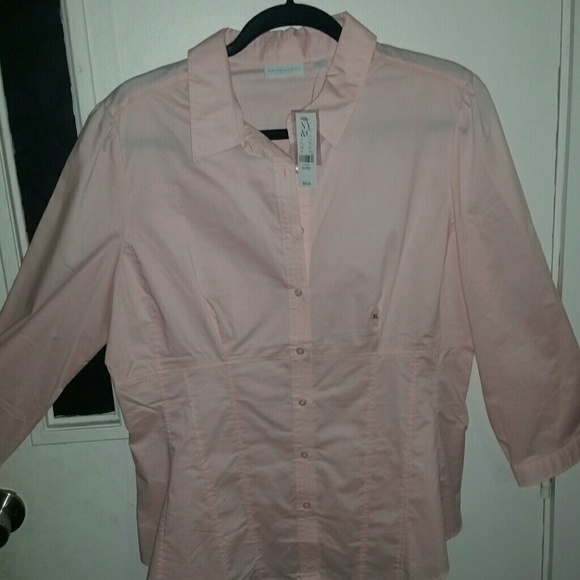 NY & CO.-Light Pink Blouse/Shirt (NWT)