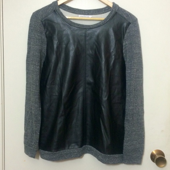 πHPπVelvet by Graham and Spencer Sweatshirt Sz M - Picture 3 of 4