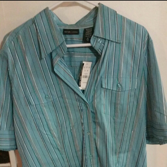 NY & CO. Striped Blouse (NWT)