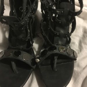 Jessica Simpson strap sandals with rhinestones