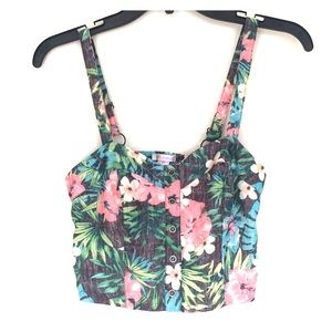 Floral crop top