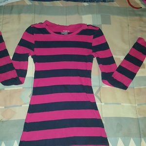 Long sleeve stripped shirt