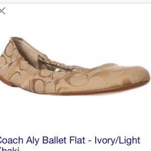 Coach ballet flats