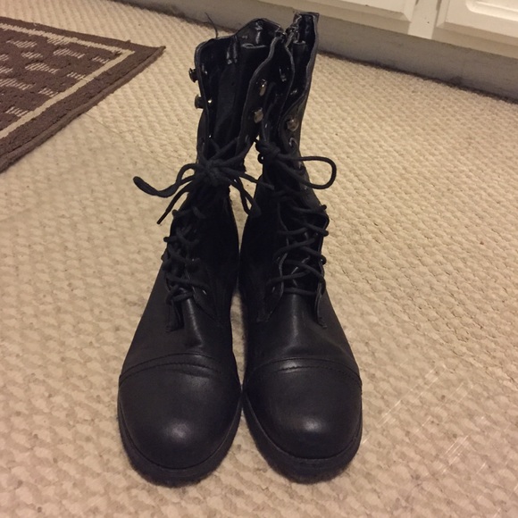 Black Combat Boots