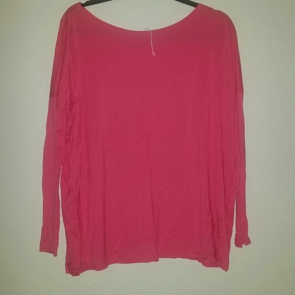 NWOT  Coral Long Sleeve Piko.