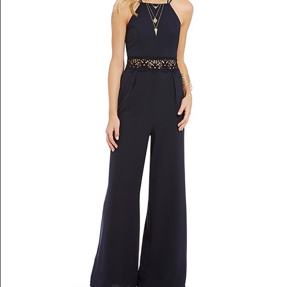 Navy Blue Romper Gianni Bini