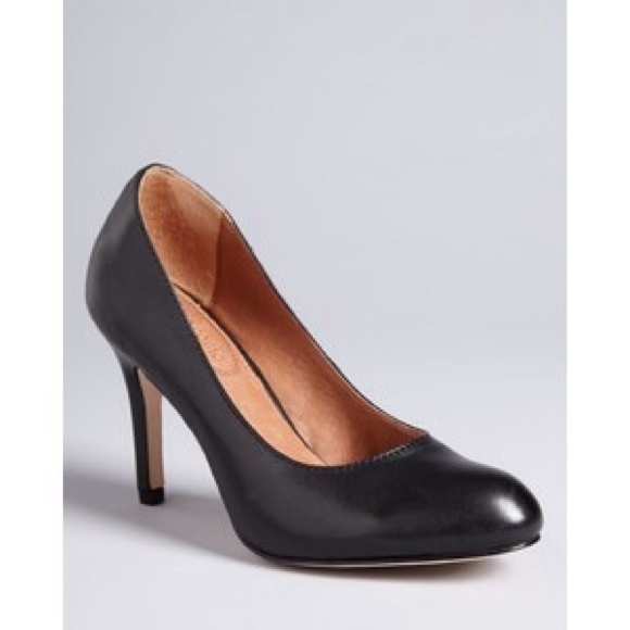 Corso Como "Del" Black Leather Pumps