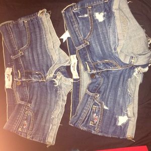 Hollister jean shorts