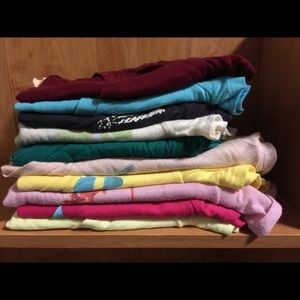 Holister/American Eagle v-neck t- shirts bundle