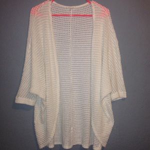 White Knit Cardigan