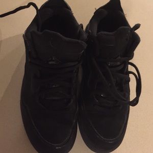 Used Nike black Jordan's