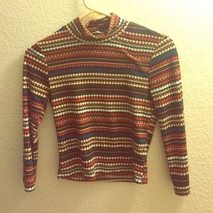 Long sleeve crop top