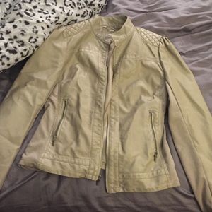 Leather jacket  size large