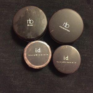 Blush and foundation