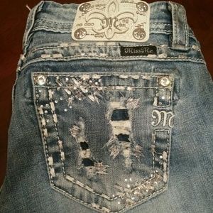 New Miss me  jeans only worn once 27 X31