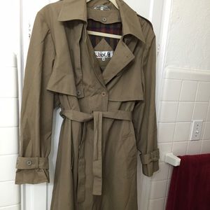 Ladies trench coat size 16.