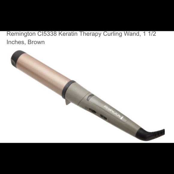 Barrel curling iron with glove!