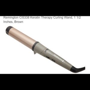 Barrel curling iron with glove!