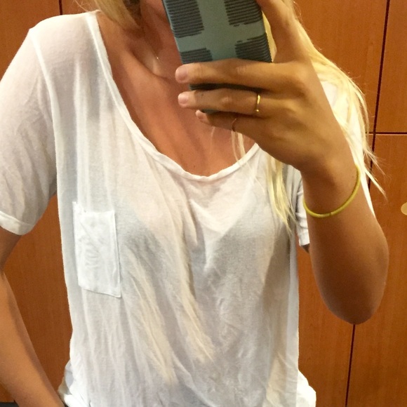 Brandy Melville Plain Sheer Tee