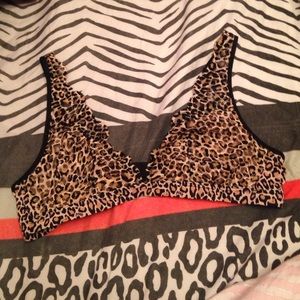 VS PINK Lace Plunge Bralette