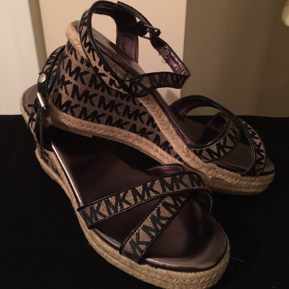 Michael Kors signature wedges