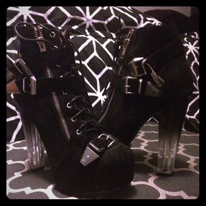 Charlotte Russe platform booties