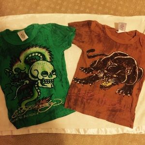 Ed Hardy Christian Audigier Hollywood Boy's Tee's