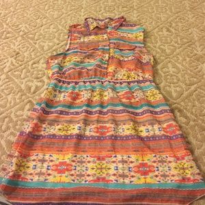 Native printed dress