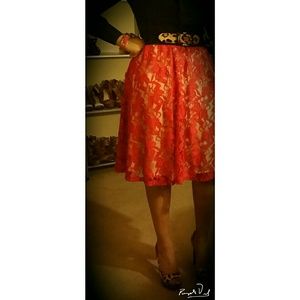 Beautiful Red Lace Dress