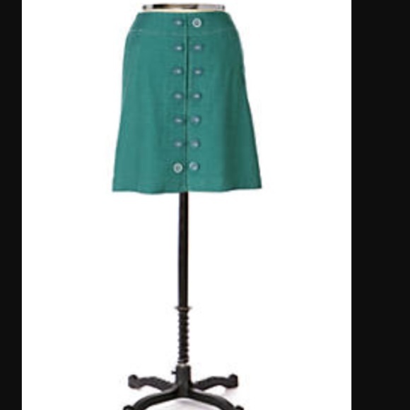 Anthropologie Stage Right double button skirt 4/6