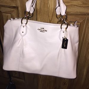Creme Coach Bag