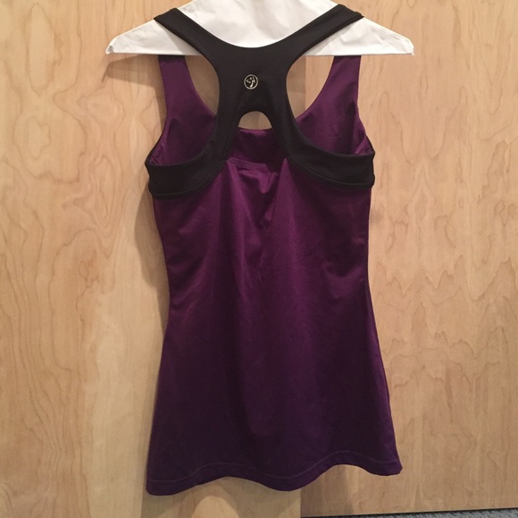 Purple Zumba Racerback Tank