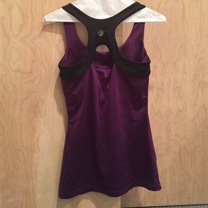 Purple Zumba Racerback Tank