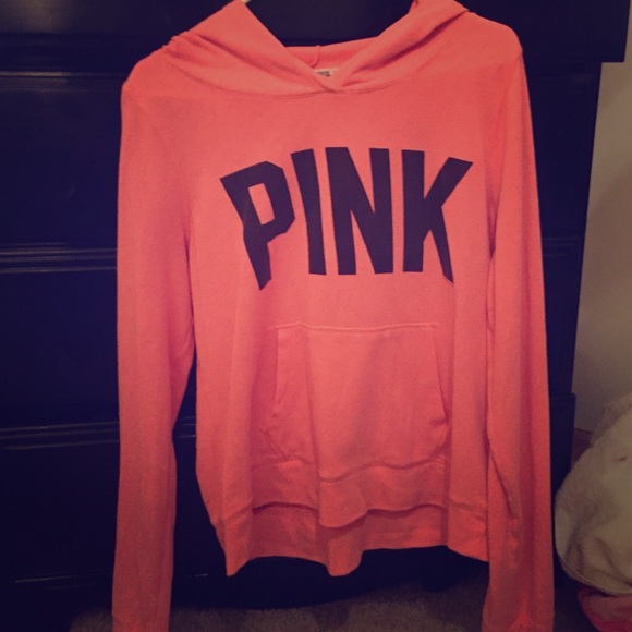 Coral pink hoodie