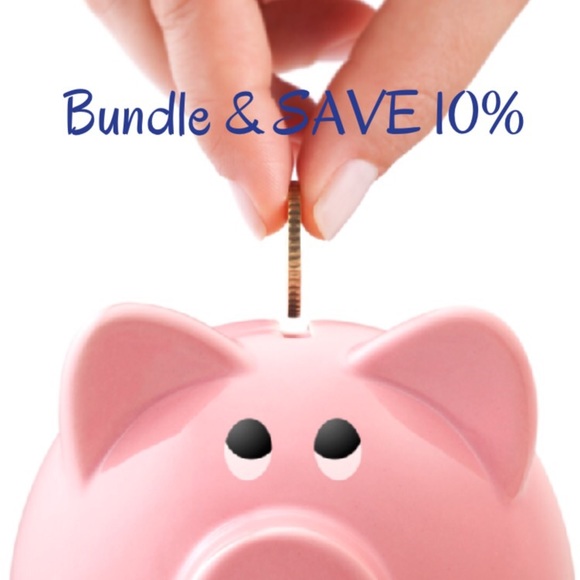 10% off when u bundle 2 or more items!