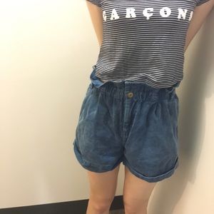 Dark blue shorts