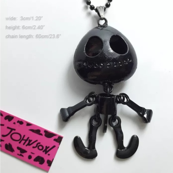 Jewelry - 🆕 BETSEY JOHNSON Jack Skellington look alike