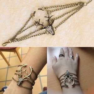 Vintage deer bracelet