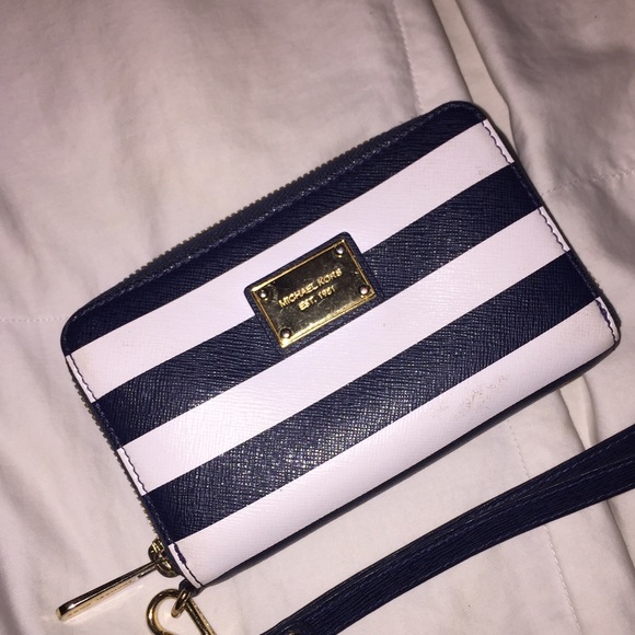Michael Kors nautical wallet/wristlet