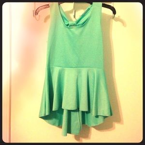 Peplum tank