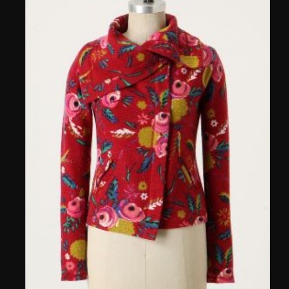 Anthropologie Teahouse Cardigan Sparrow M