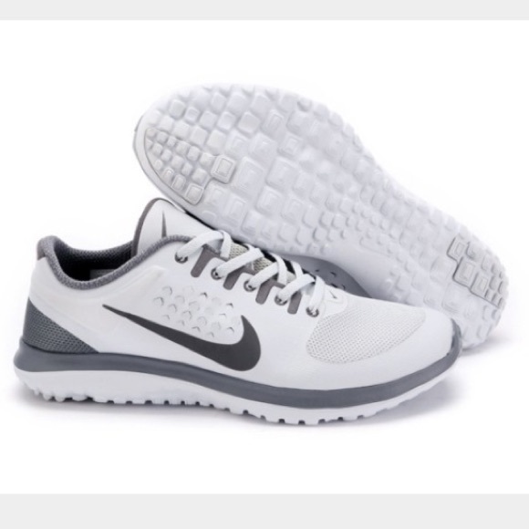 White&Grey Nike size 4.5 youth 6.5-7 in Women's