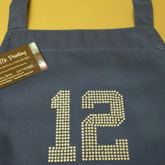 12 bling apron